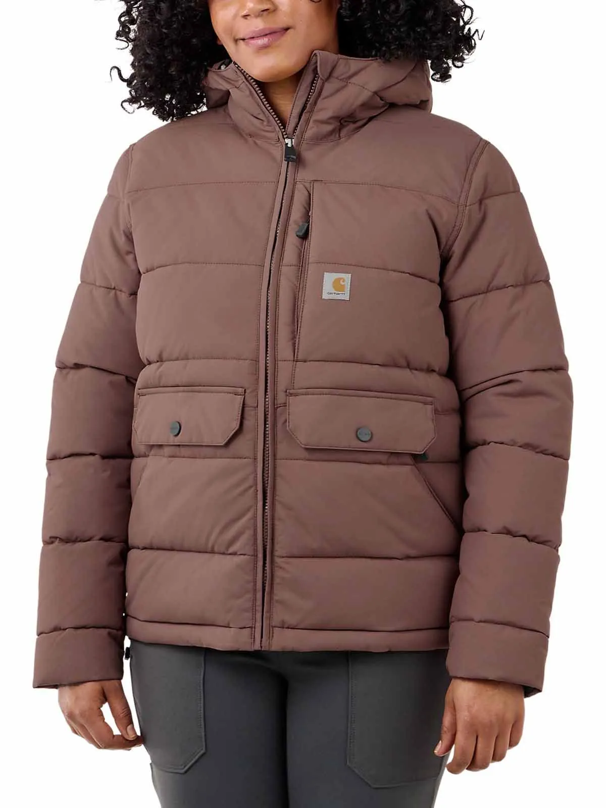 105457 Women's Work Jacket Montana Lined - Nutmeg - XS