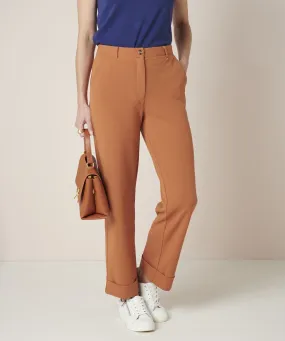 7/8 Knit Trousers Comfortable Fit