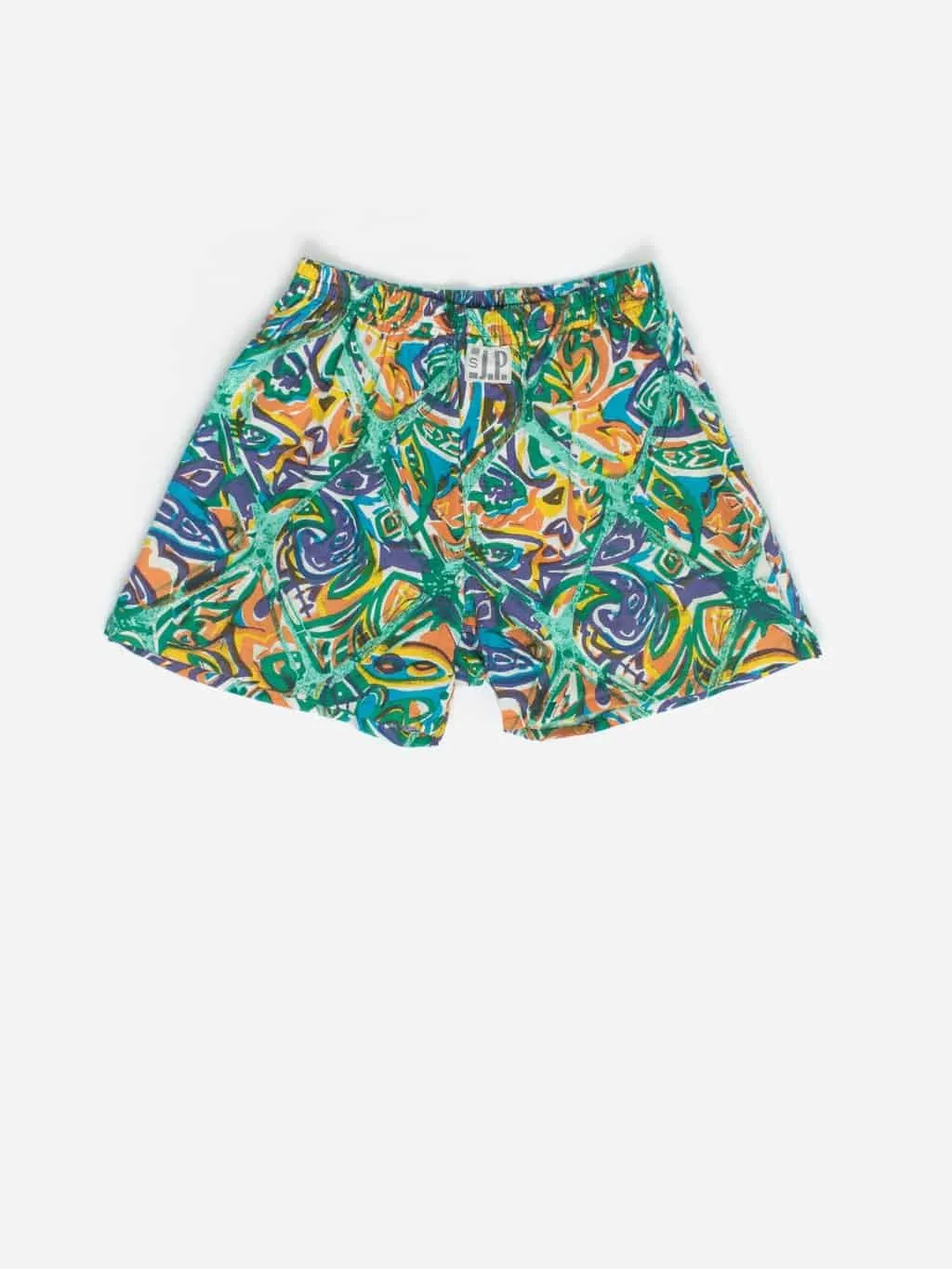 Colorful Paintbrush Pattern Shorts - Small Size