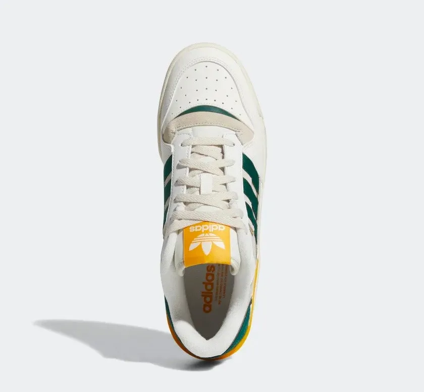 Adidas Forum Exhibit Low Cloud White Collegiate Green Bliss GW4360