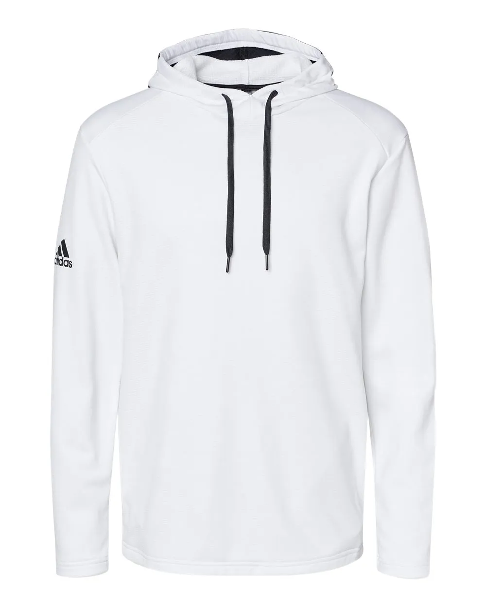 Adidas Mixed Media Hooded Sweatshirt with Textured Design