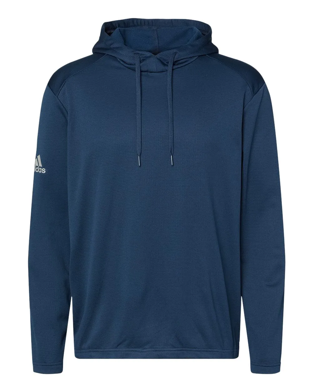 Adidas Mixed Media Hooded Sweatshirt with Textured Design