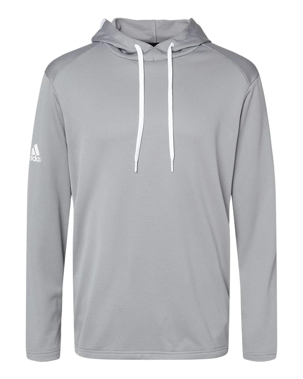 Adidas Mixed Media Hooded Sweatshirt with Textured Design