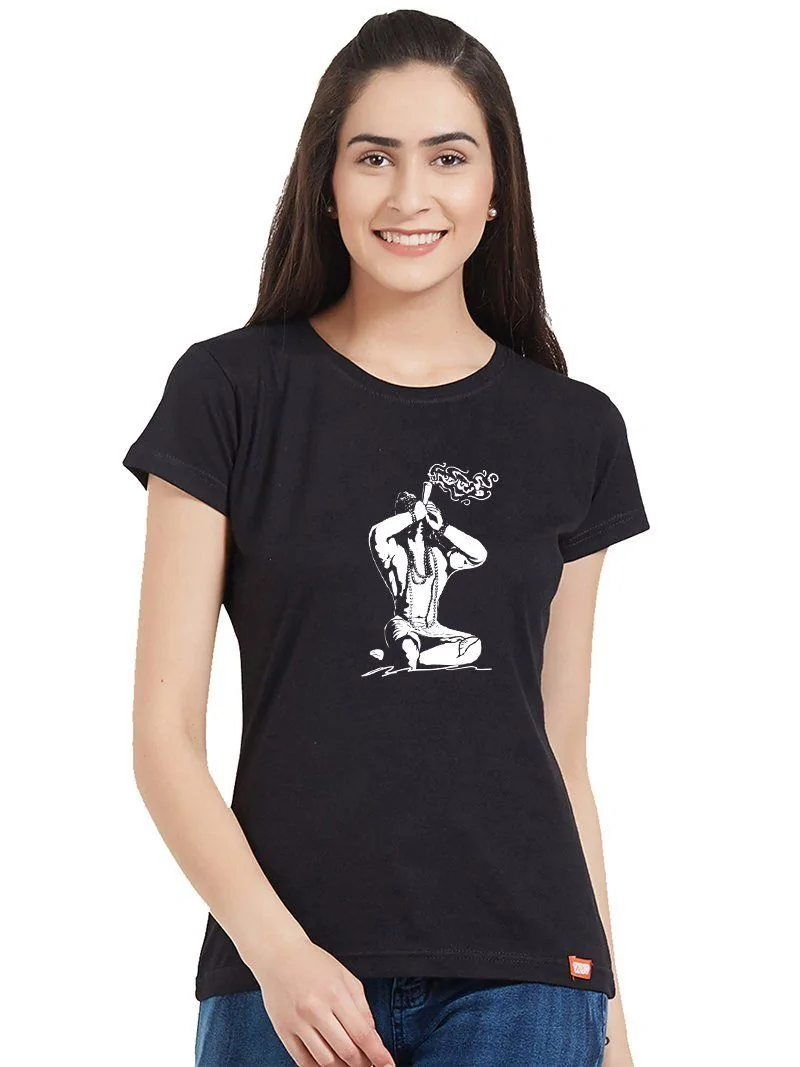 Aghori Baba Women's Glow-In-Dark T-Shirt