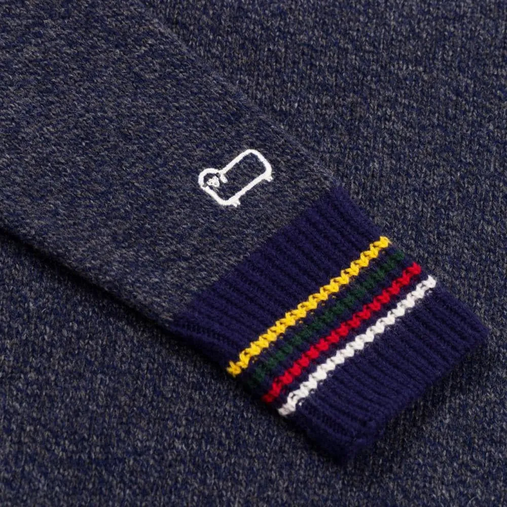 Aime Leon Dore Woolrich Hudson Bay Sweater Navy