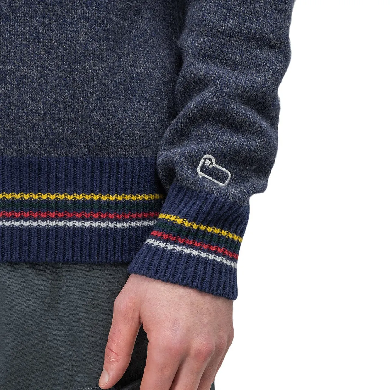 Aime Leon Dore Woolrich Hudson Bay Sweater Navy