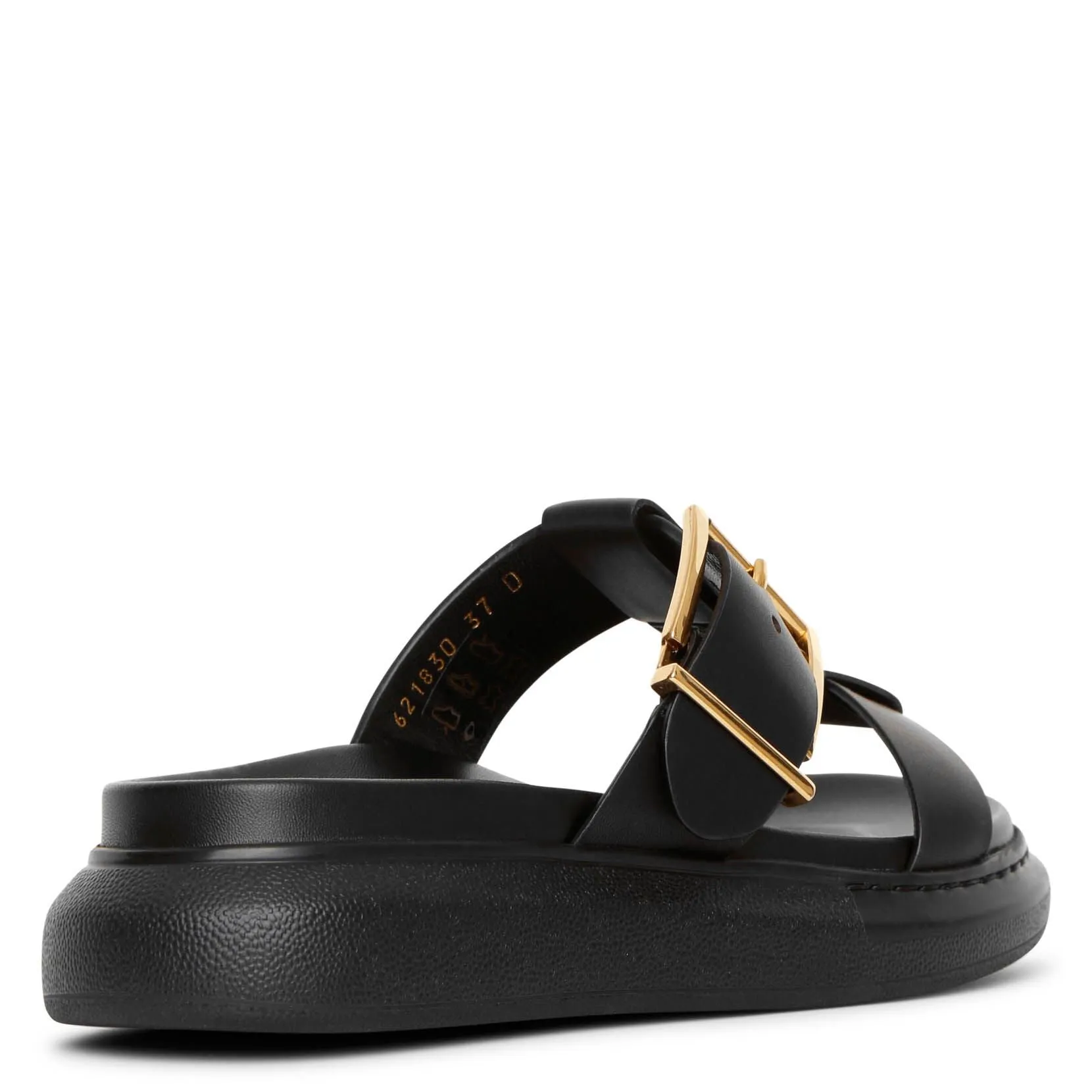 Alexander McQueen Hybrid Slide Sandals in Black