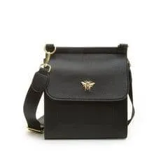 Black Bloomsbury CrossBody Bag by Alice Wheeler