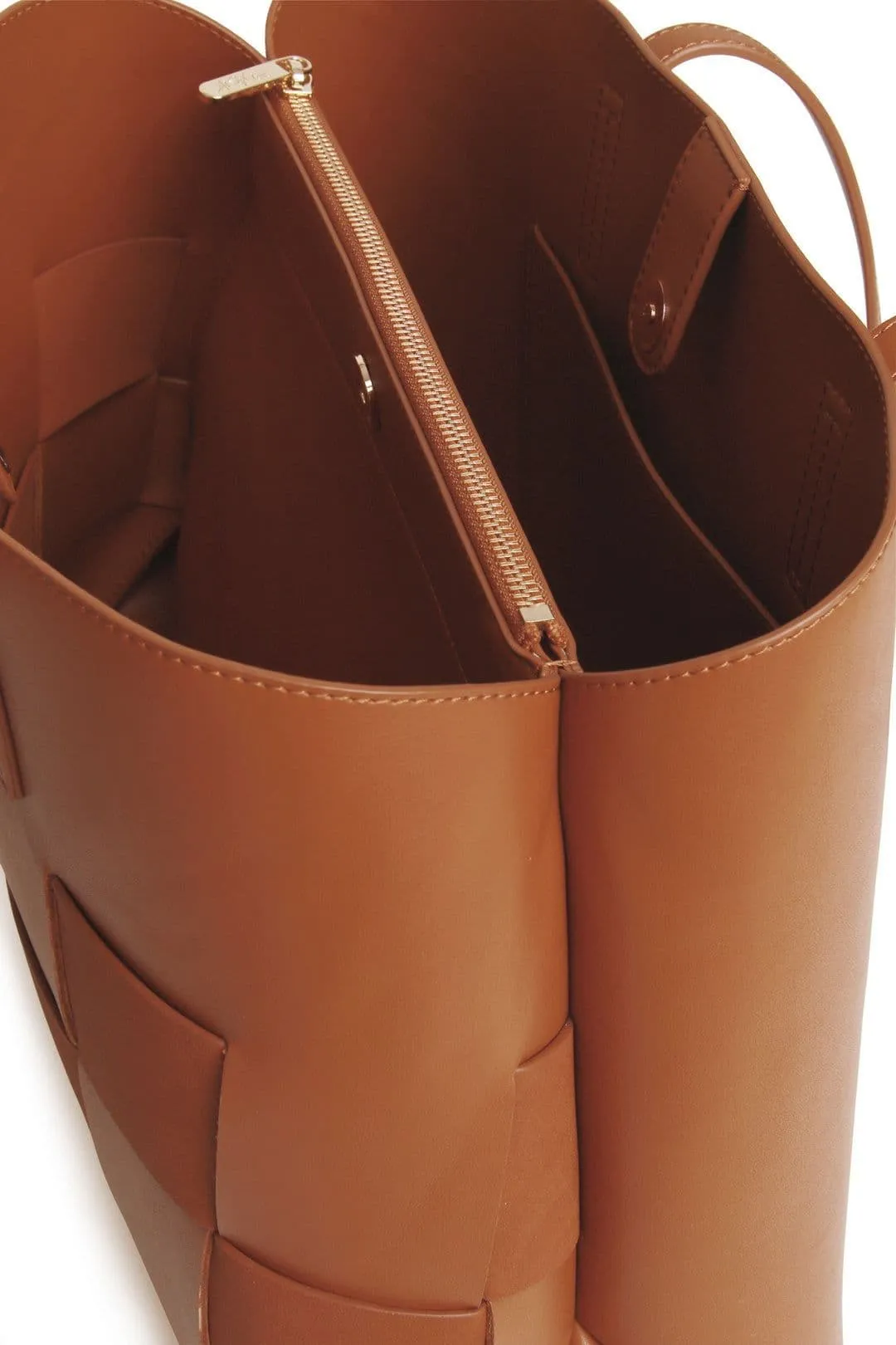 Tan Milan Tote Bag by Alice Wheeler