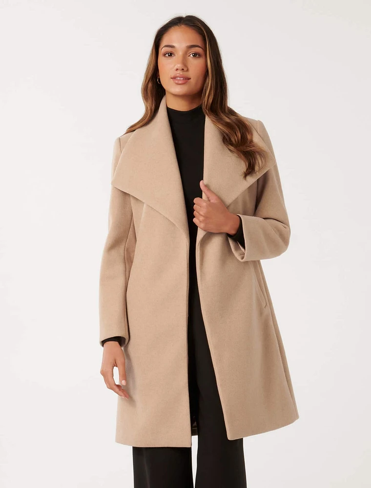 Annika Petite Shawl Wrap Coat - EverNew