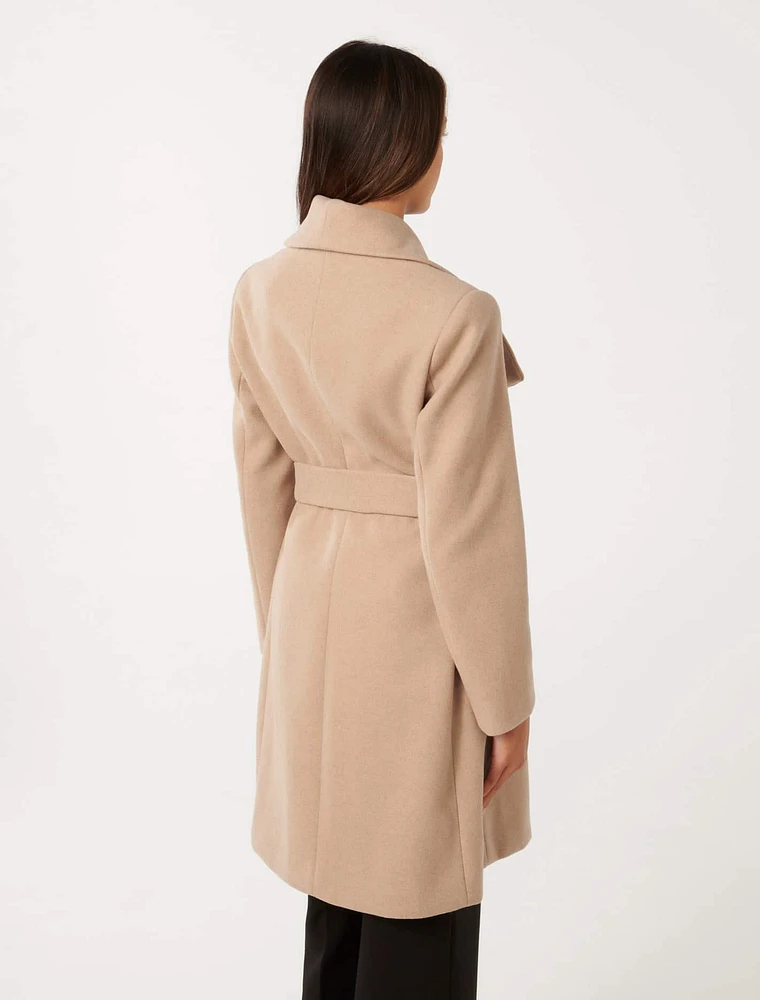 Annika Petite Shawl Wrap Coat - EverNew