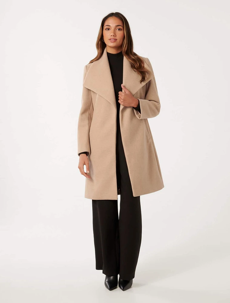 Annika Petite Shawl Wrap Coat - EverNew