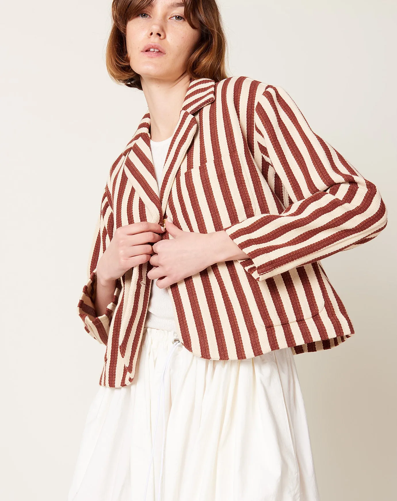 Auburn Stripe Bernay Jacket