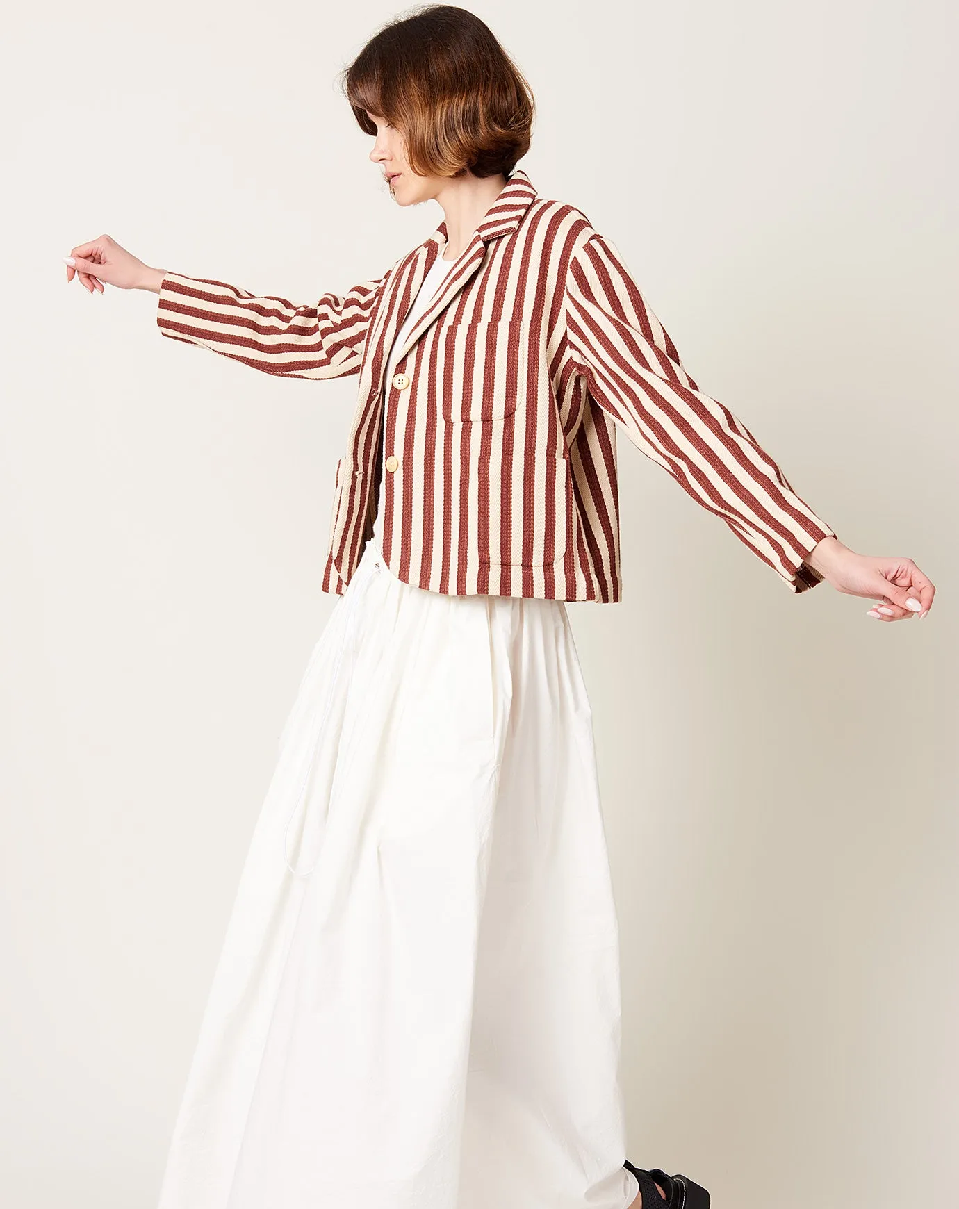 Auburn Stripe Bernay Jacket