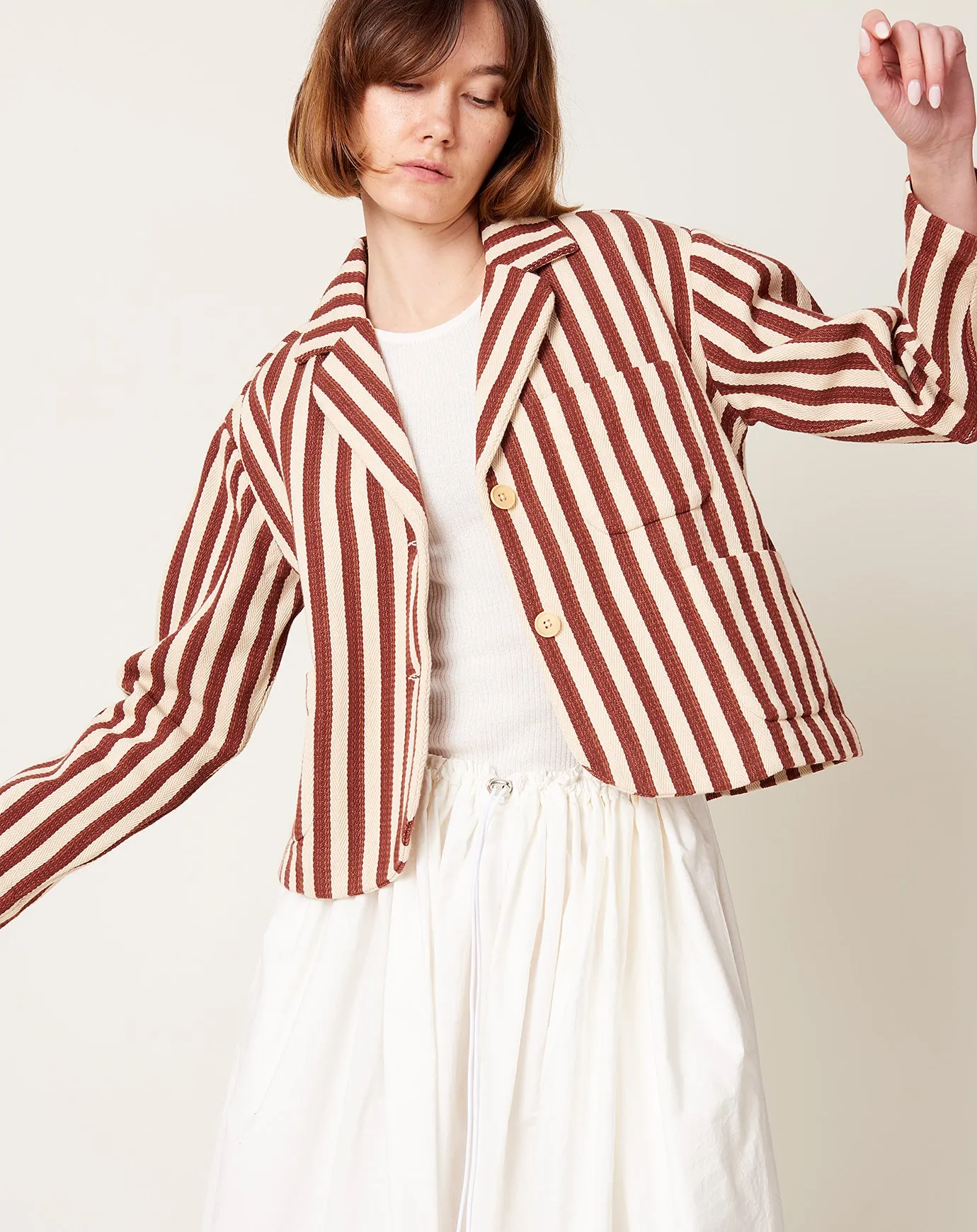 Auburn Stripe Bernay Jacket