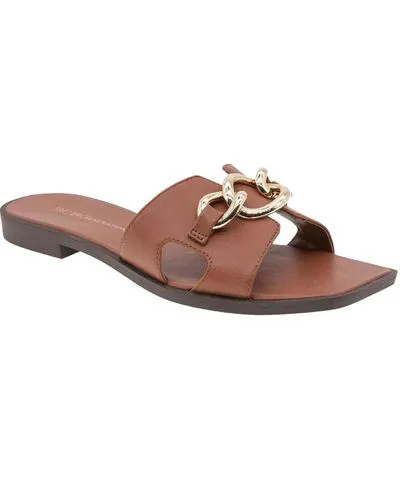 BCBGeneration Womens Cutout Slides Sandals