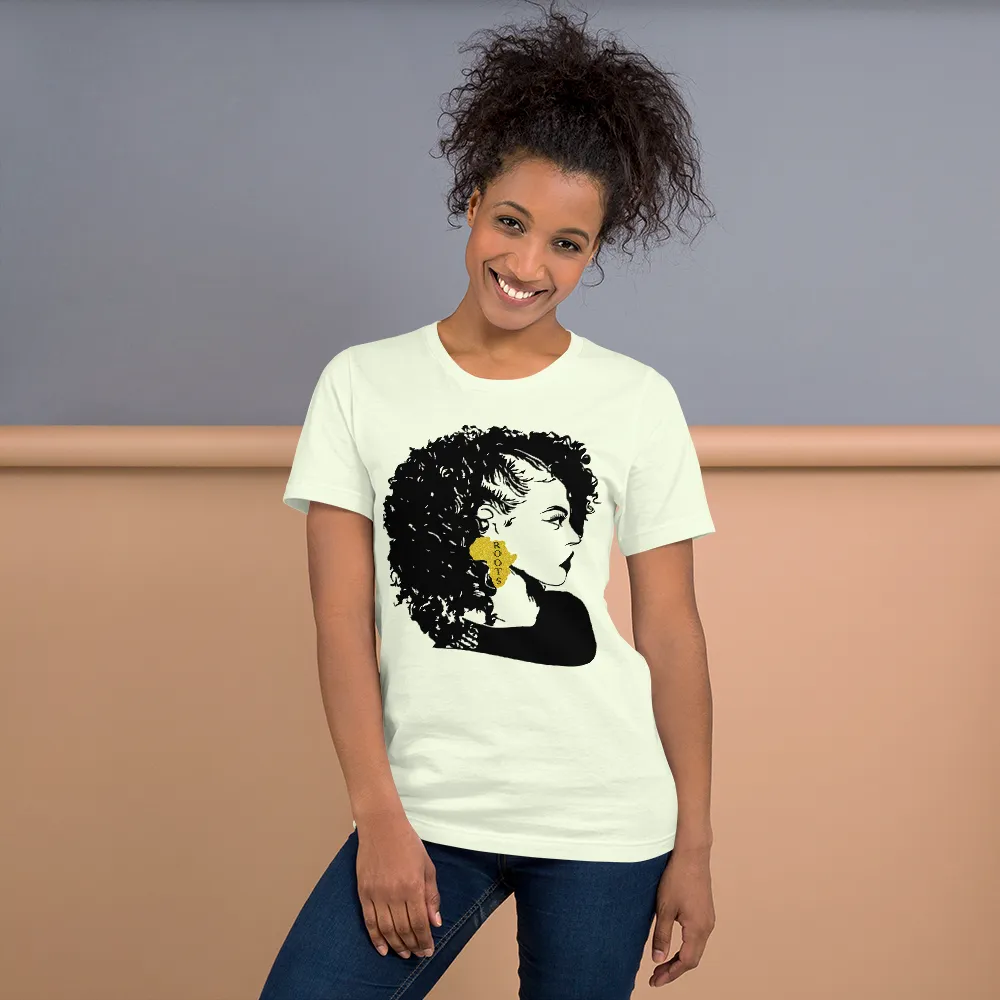 Black Beauty Curly Hair T-Shirt