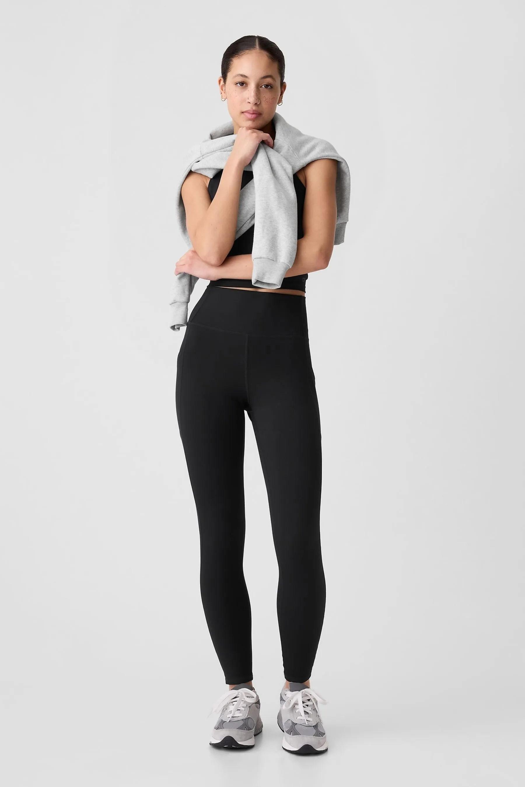 High-Waisted Leggings with Pockets