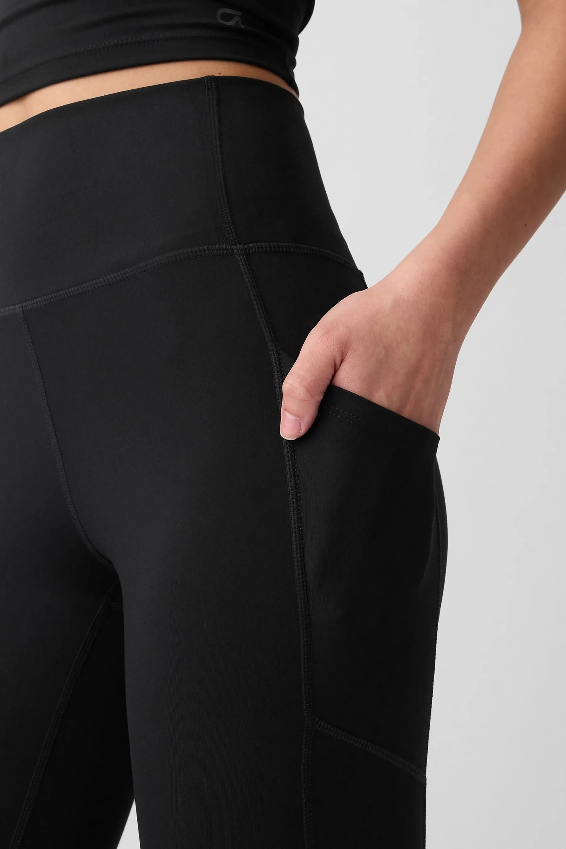 High-Waisted Leggings with Pockets