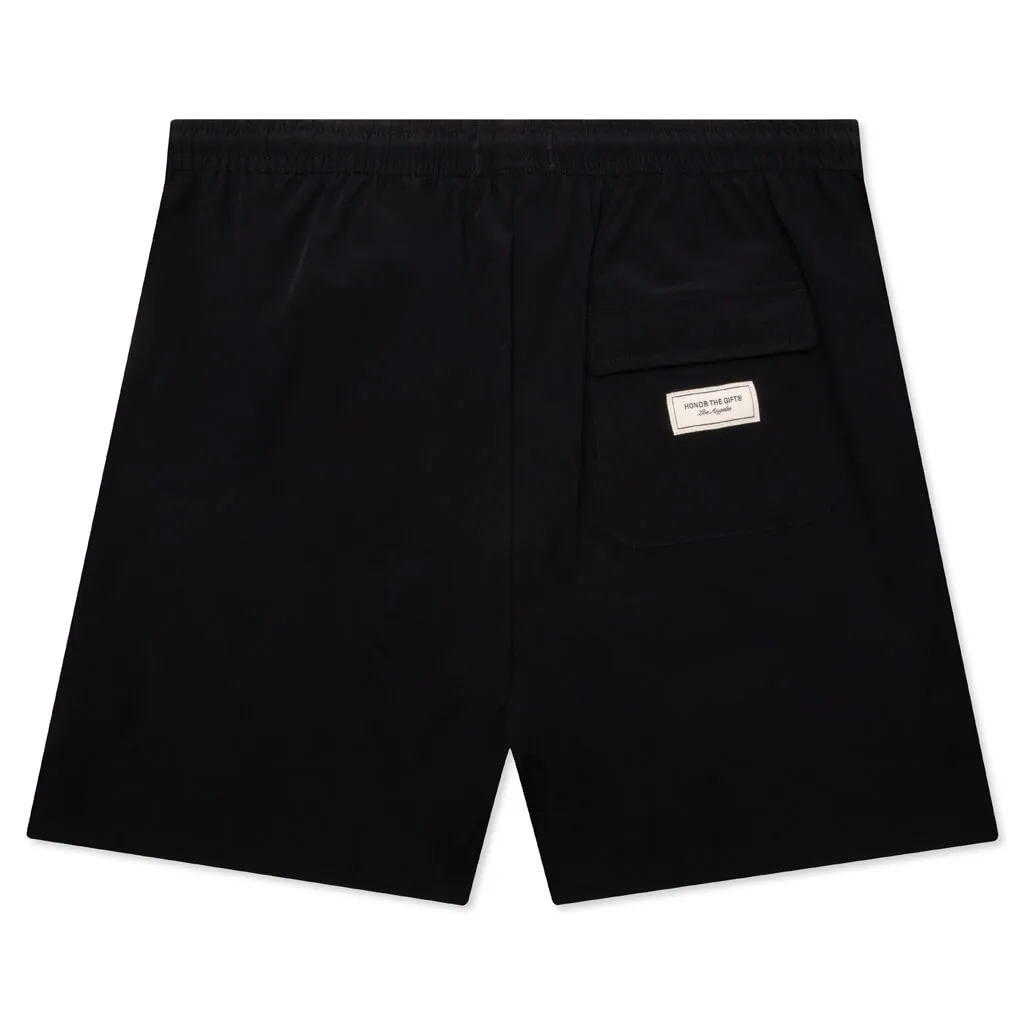 Black Hybrid Shorts