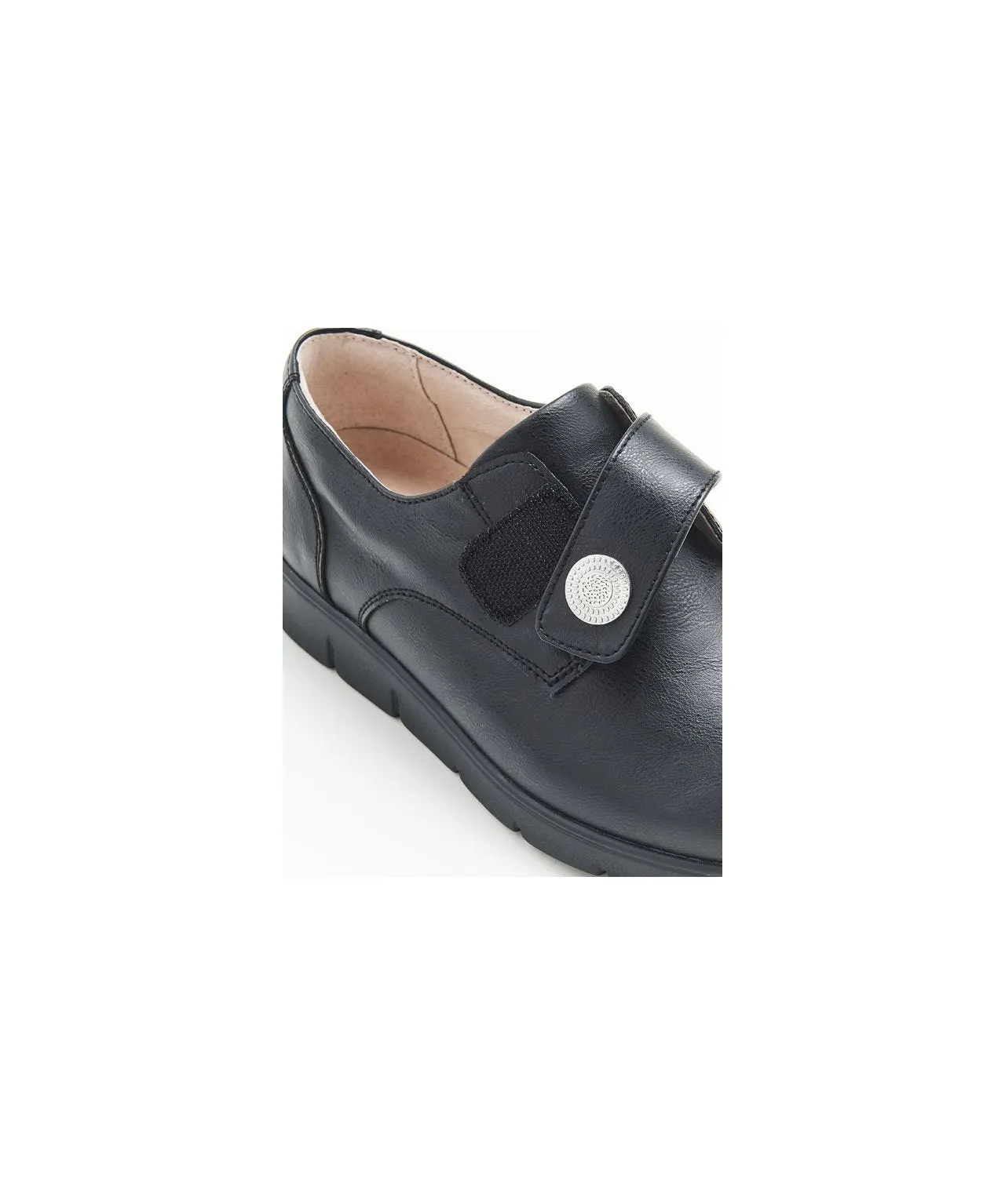 Classic Black Leather Derby Shoes