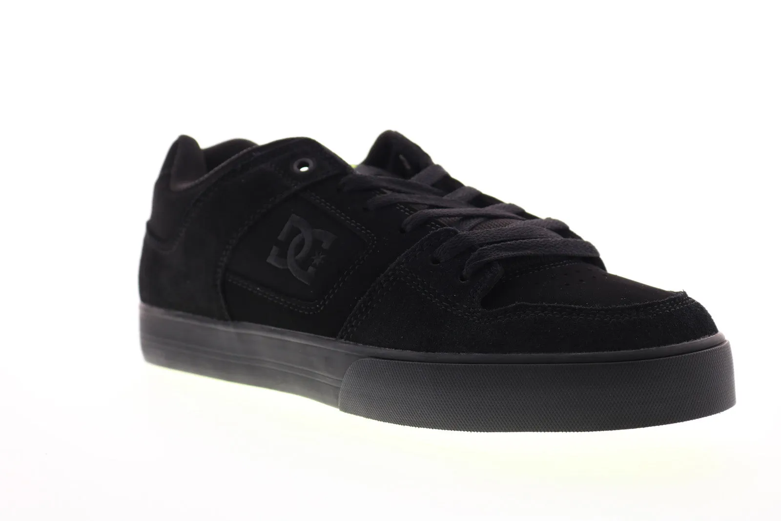 Black Nubuck Leather Skate Shoes for Men by DC Pure