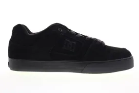 Black Nubuck Leather Skate Shoes for Men by DC Pure