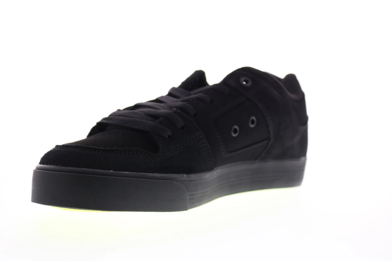 Black Nubuck Leather Skate Shoes for Men by DC Pure