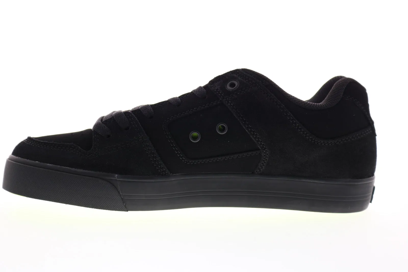 Black Nubuck Leather Skate Shoes for Men by DC Pure