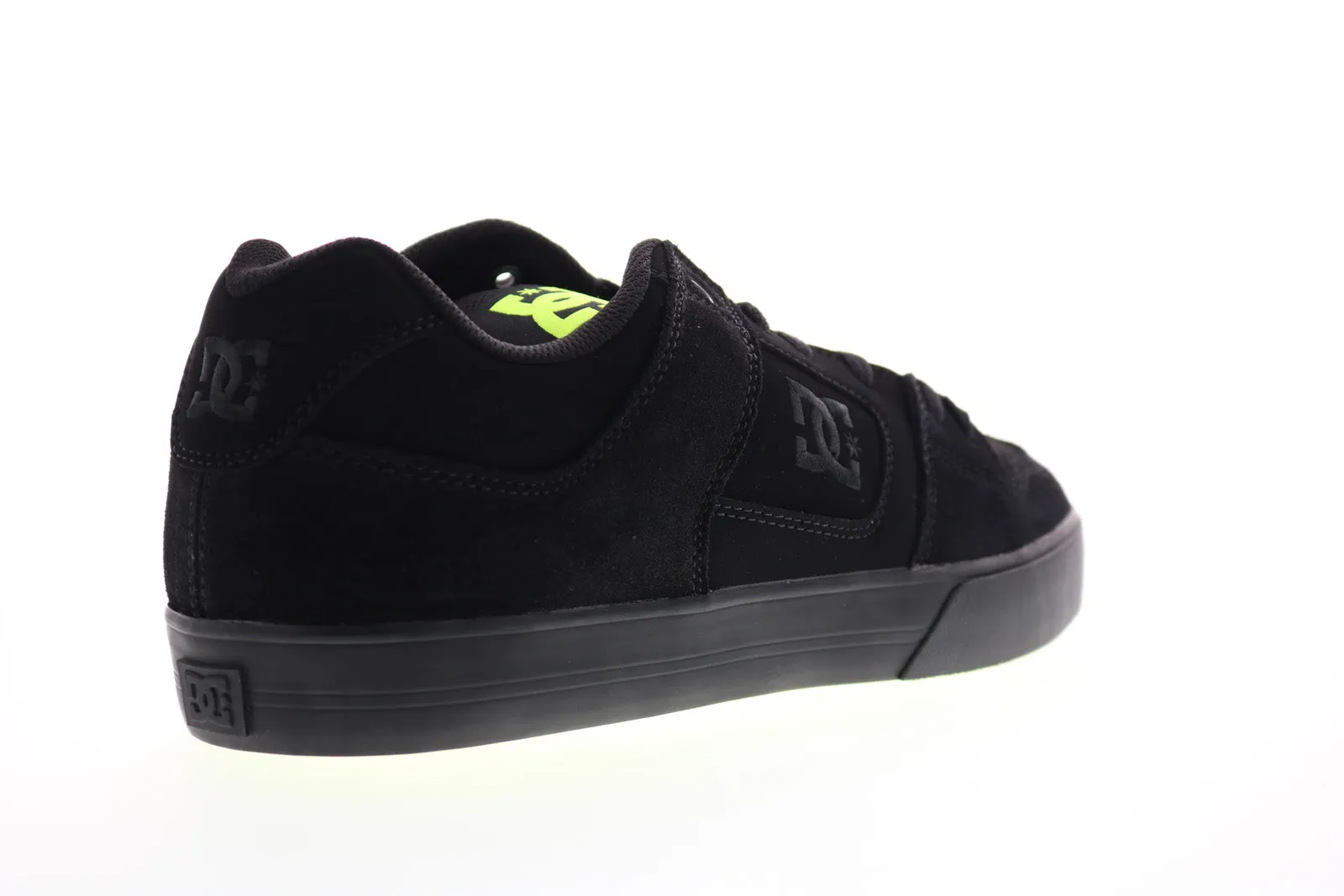 Black Nubuck Leather Skate Shoes for Men by DC Pure