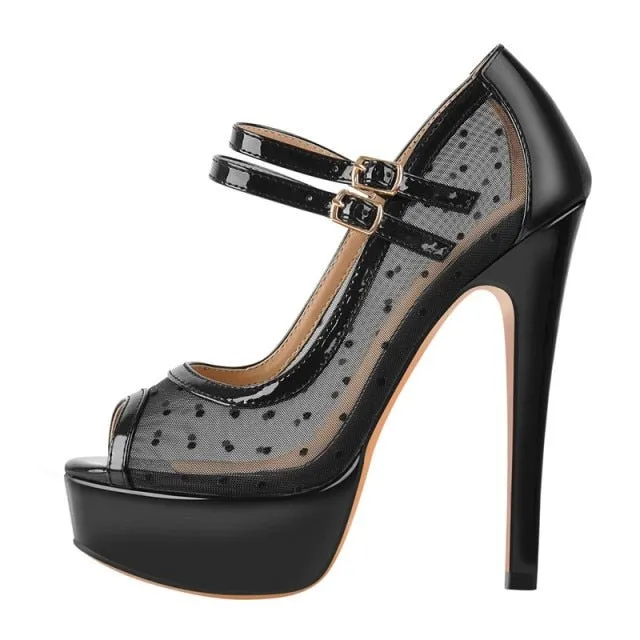 Black Queen Diabolica Women's Pumps