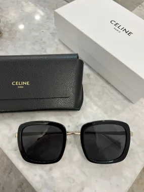 Black Square Sunglasses by Celine