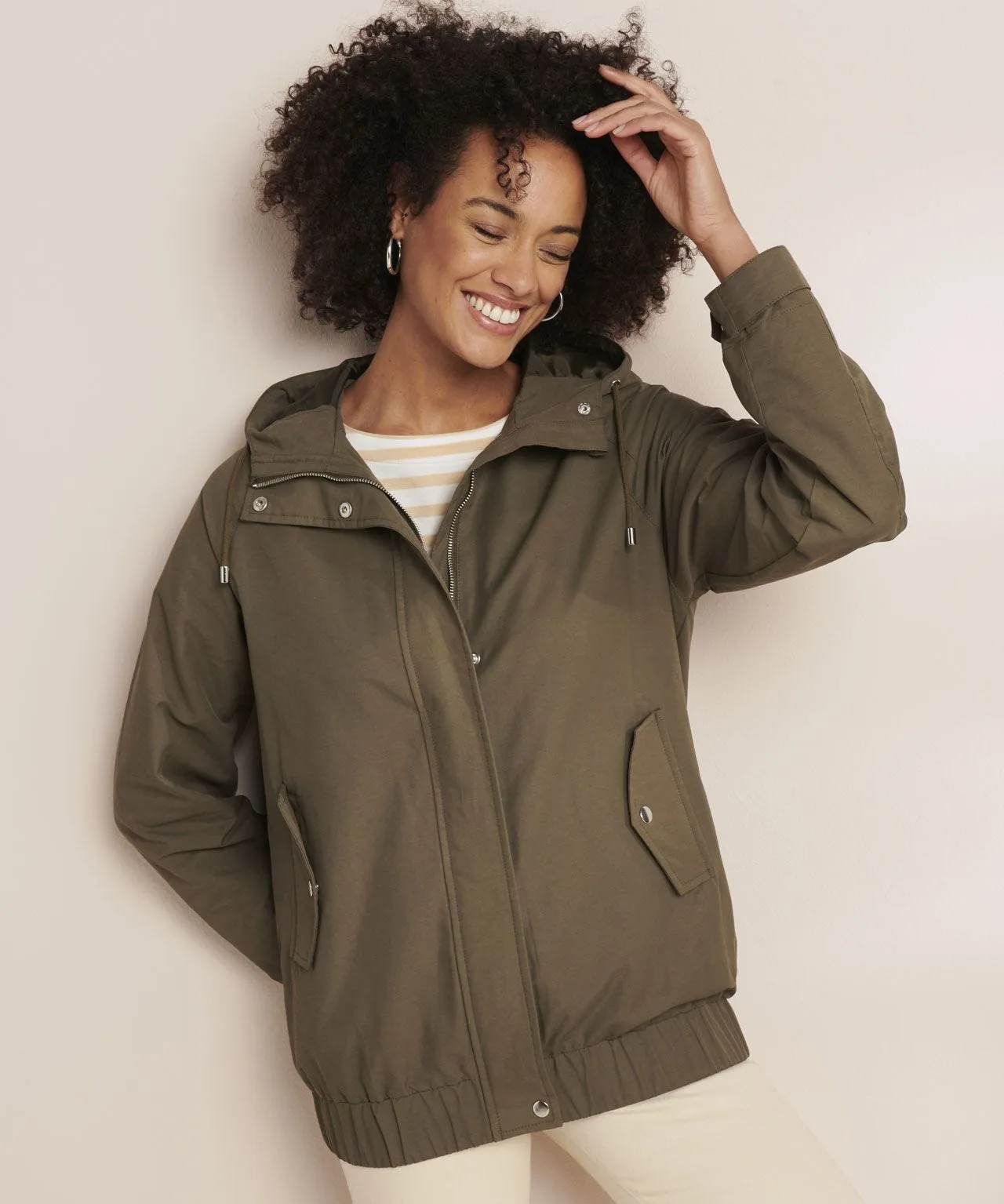 Stylish Blouson Coat