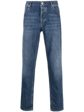 Brunello Cucinelli Traditional Fit Lightweight Denim Trousers