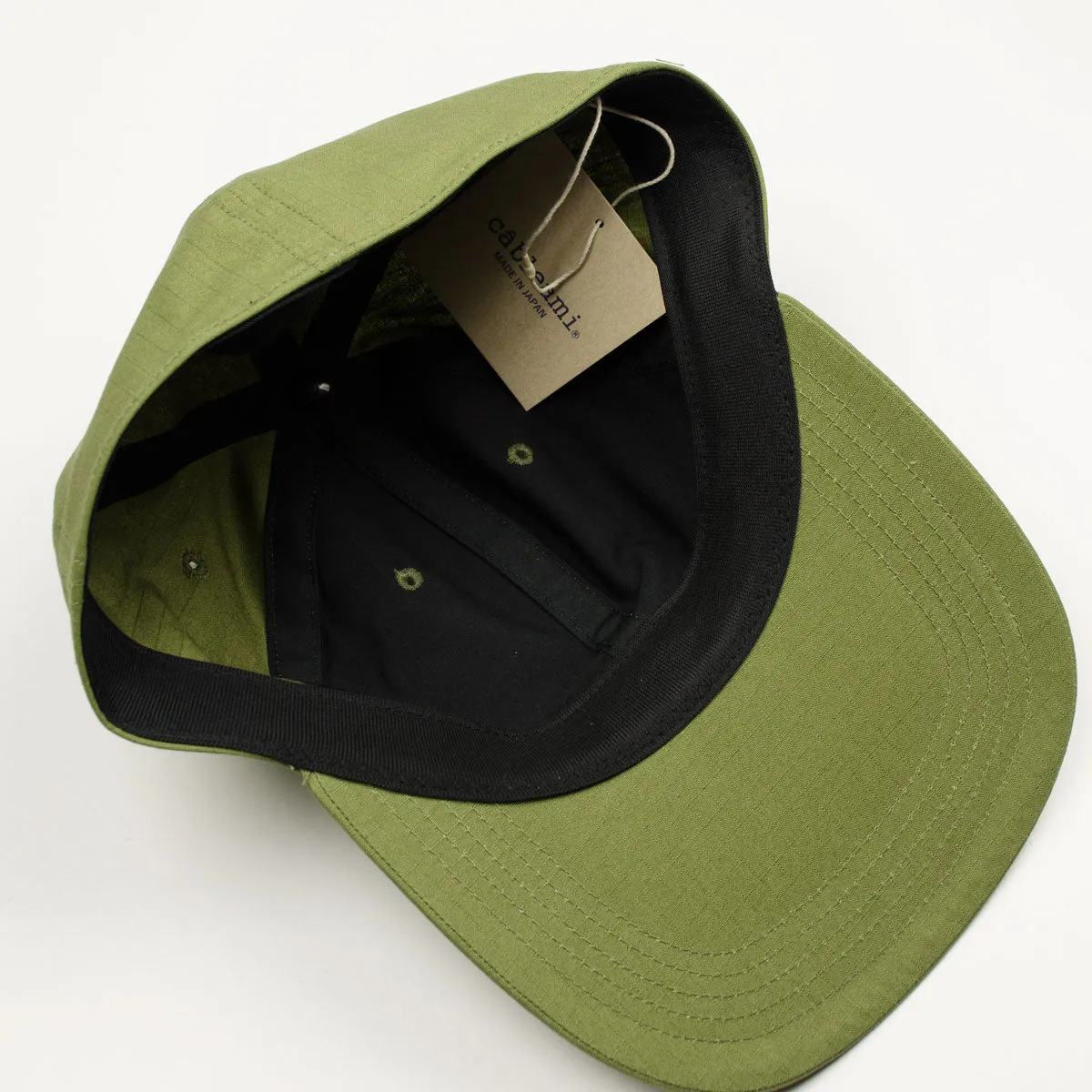 cableami Ripstop Long Bill Cap Olive - Shop Now