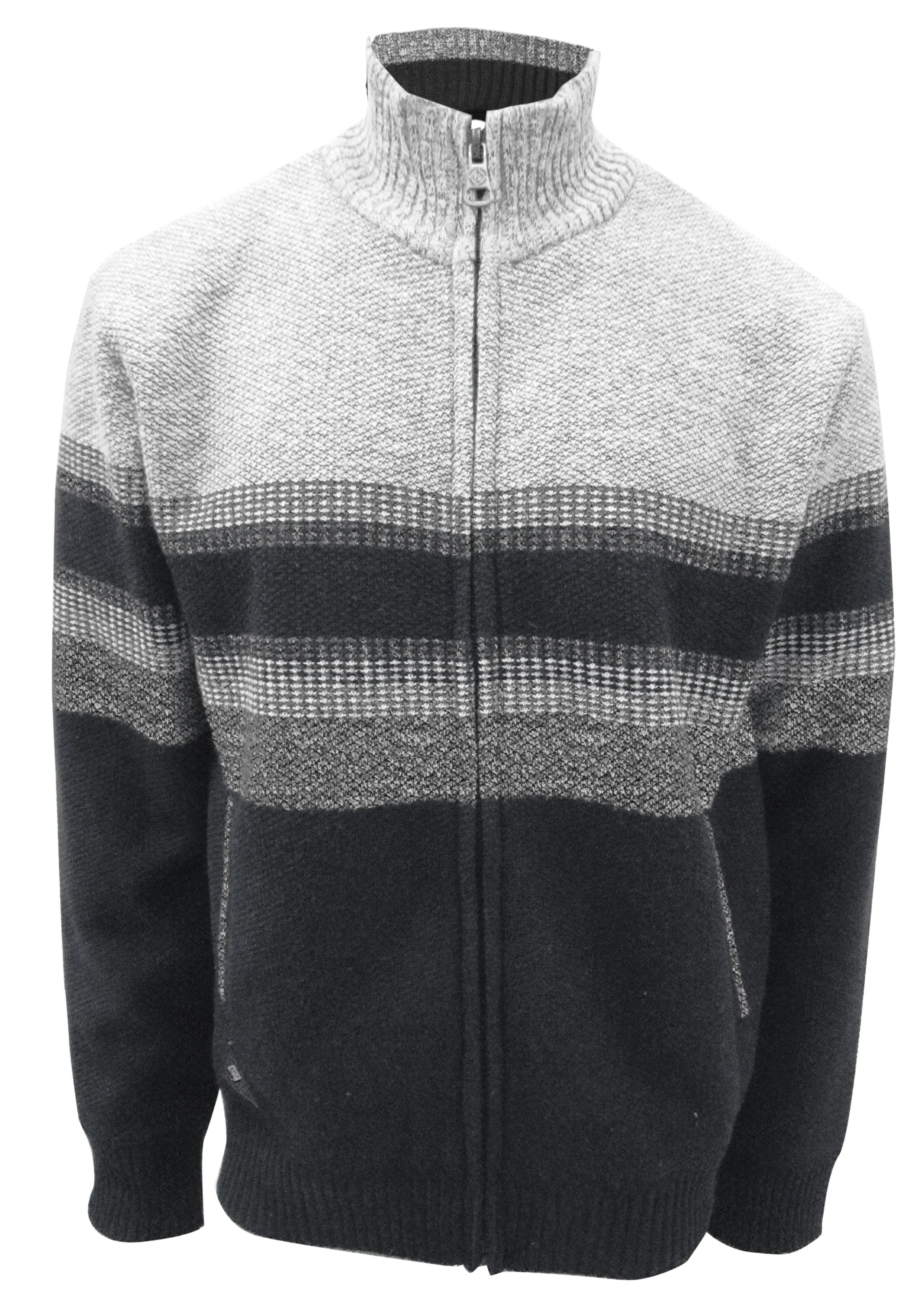 CALEB Bonded Polar Zip-up Sweater - Pull zippé en polaire contrecollé