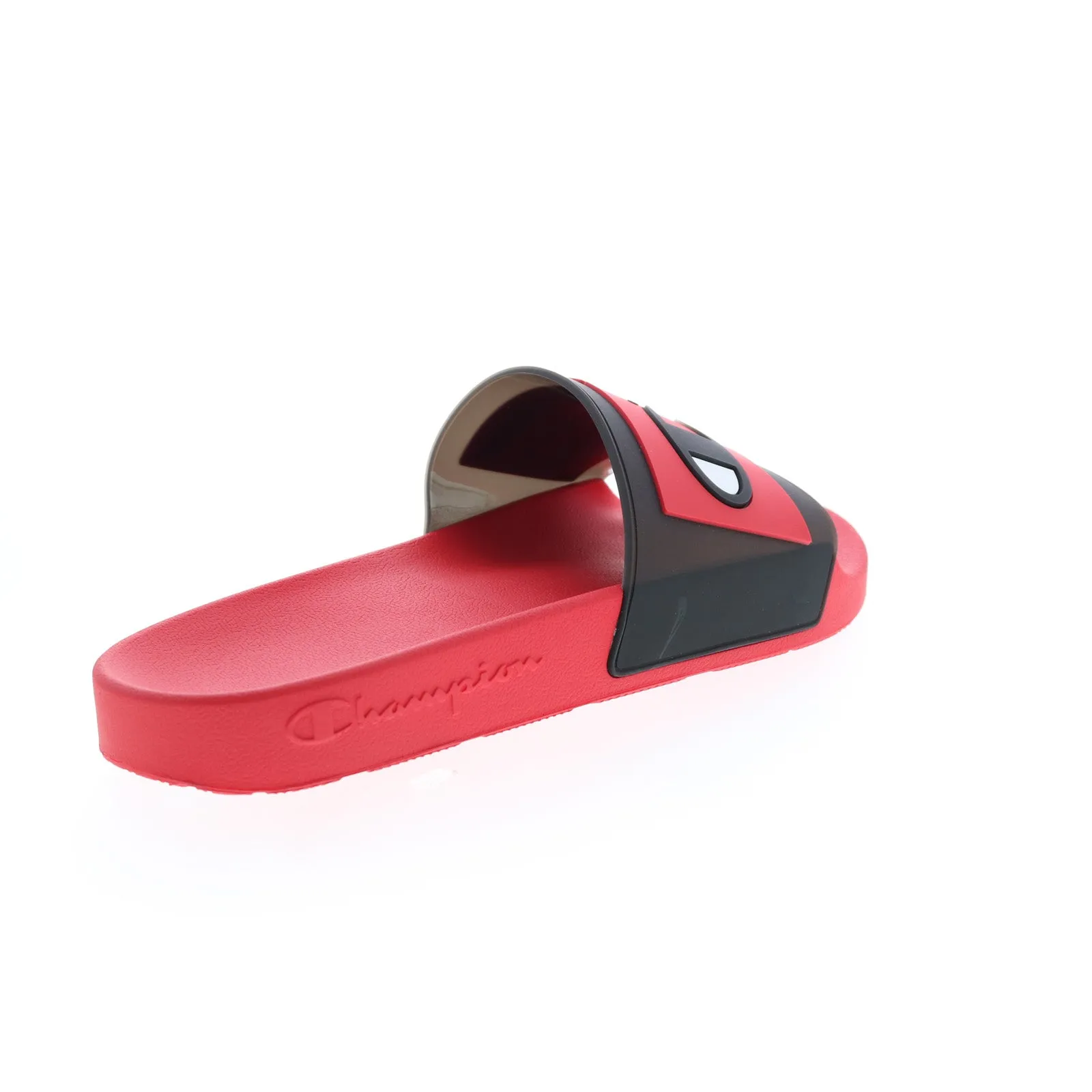 Champion Ipo Select CP100750M Mens Red Synthetic Slip On Slides Sandals