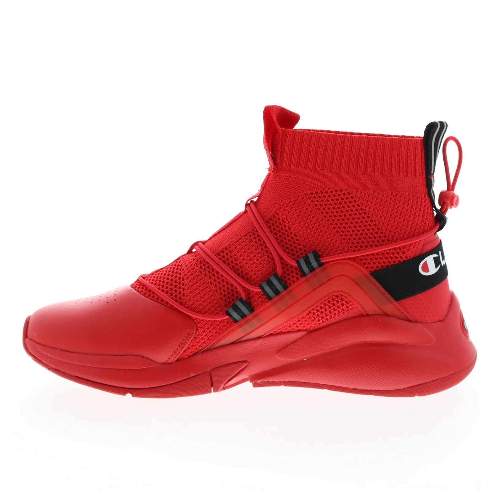 Champion XG Rally Plus CPS10378M Mens Red Canvas Lifestyle Sneakers