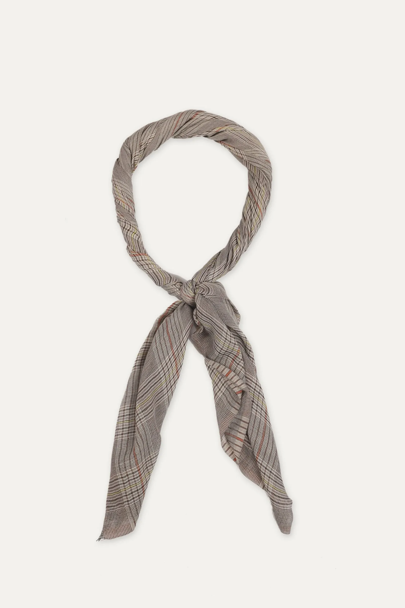 Plaid Cashmere Scarf