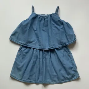 Chloé Denim Tier Dress - Sizes 5 Years & 6 Years