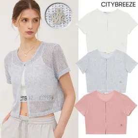 Street Style Short Sleeves Logo Cardigans, Citybreeze - Shop Now