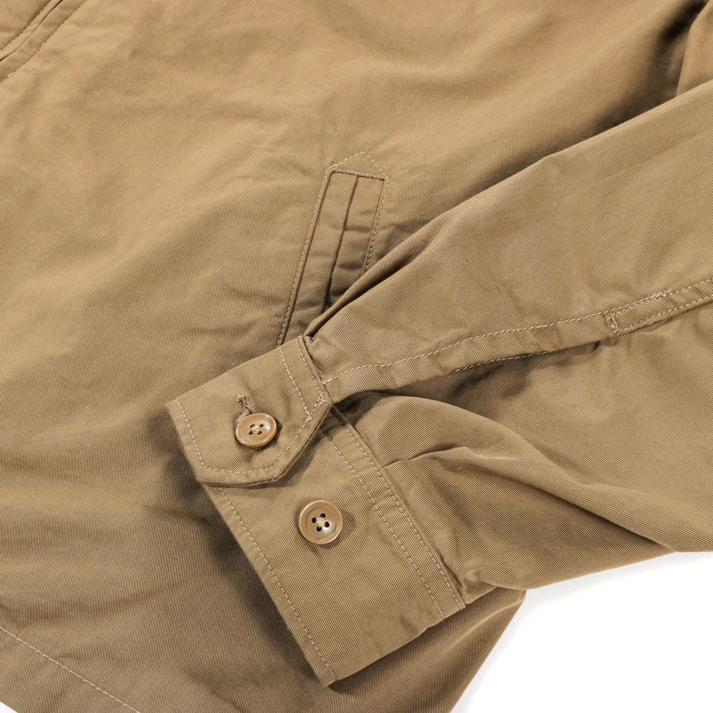 Claigton Jacket - Khaki Nyco Twill