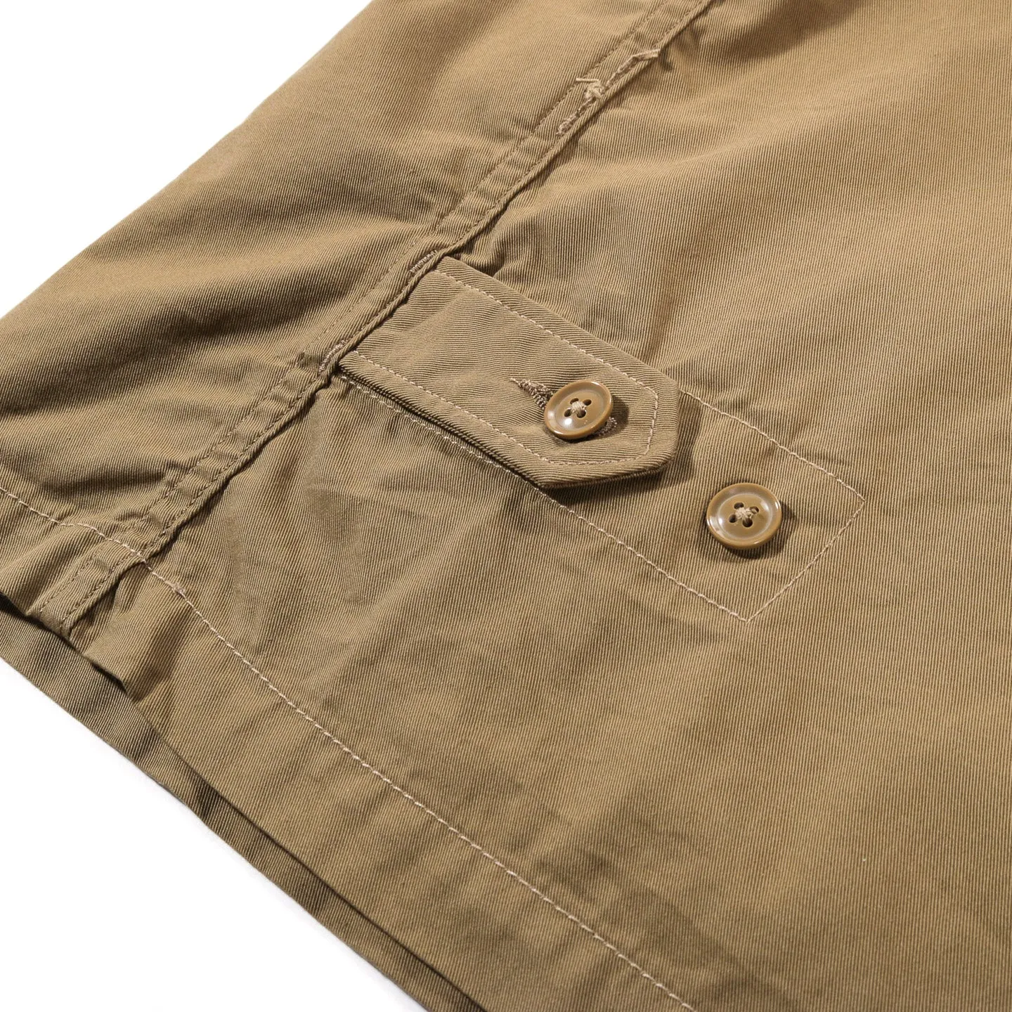 Claigton Jacket - Khaki Nyco Twill