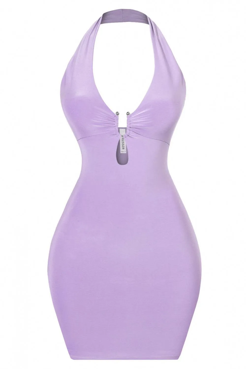 Purple Halter Mini Dress for Claire