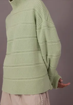 Green Knit Sweater - Clara