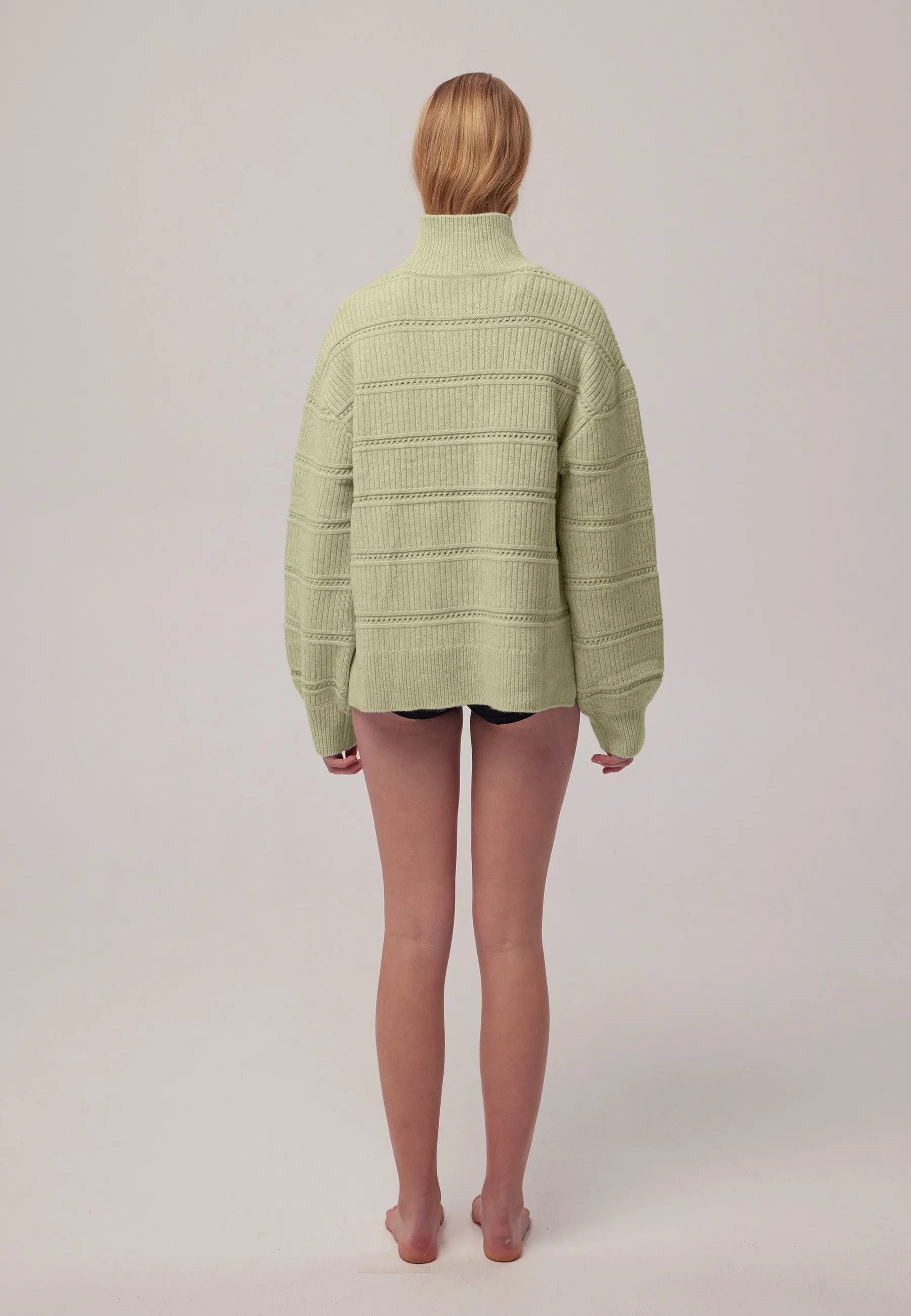 Green Knit Sweater - Clara