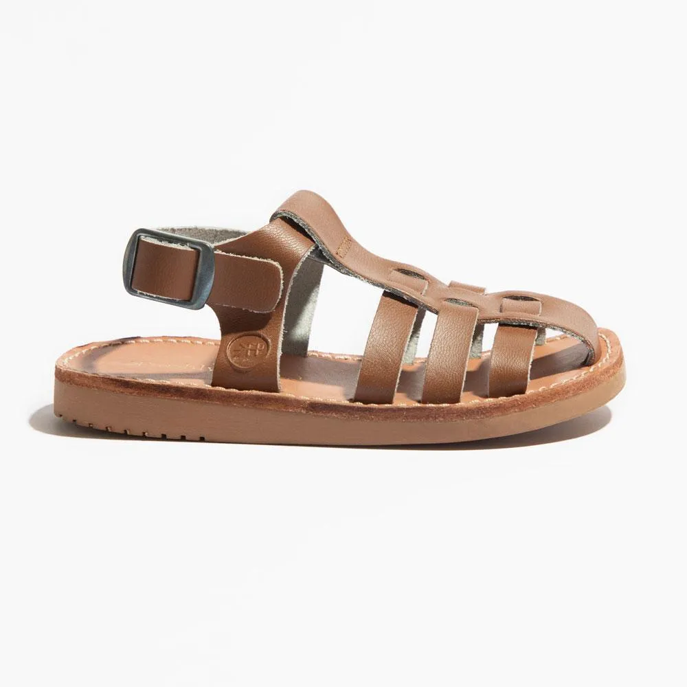 Cognac Leather Sandals