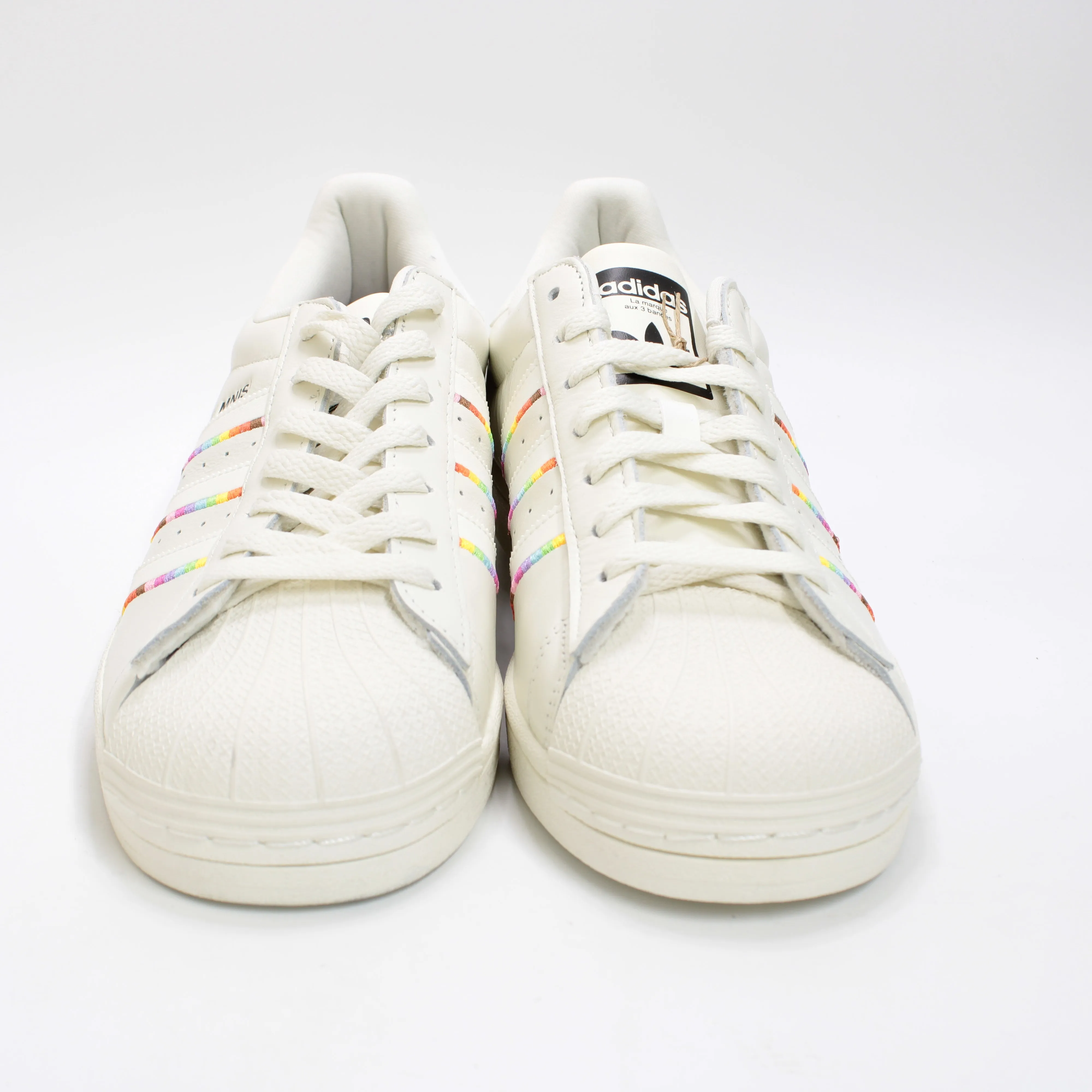 Cream Pride adidas Superstar Trainers