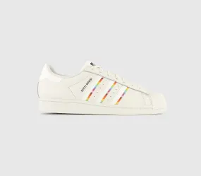 Cream Pride adidas Superstar Trainers