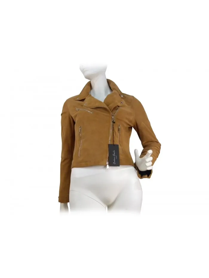 Create Women's Leather Jacket - Nadia Model